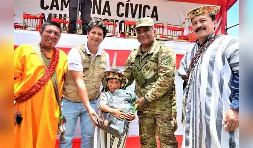La ceremonia fue presidida por el Jefe del Comando Conjunto de las Fuerzas Armadas, Gnral de Ejército César Astudillo Salcedo elpopular.pe