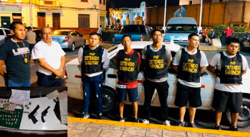 Los detenidos fueron trasladados a la Dirincri elpopular.pe