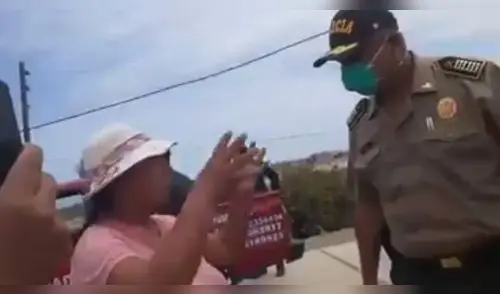 Hijo no acató cuarentena. elpopular.pe