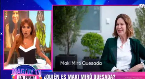 Magaly Medina mostró la vida lujosa de la escritora Maki Miró Quesada. elpopular.pe