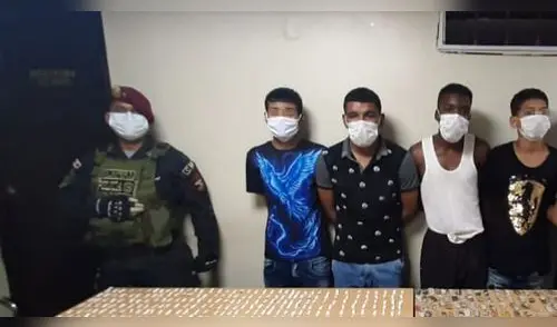 Banda detenida por la PNP. elpopular.pe