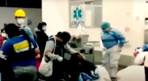 Los familiares de la víctima reclamaban por ayuda. elpopular.pe