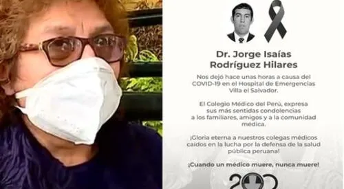 EsSalud lamentó la muerte del galeno. elpopular.pe