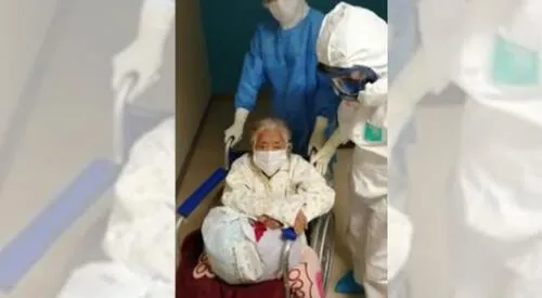 Abuelita venció al COVID-19 en Lambayeque. elpopular.pe