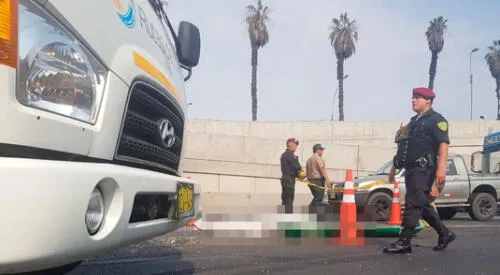 Infortunado fue atropellado por bus elpopular.pe