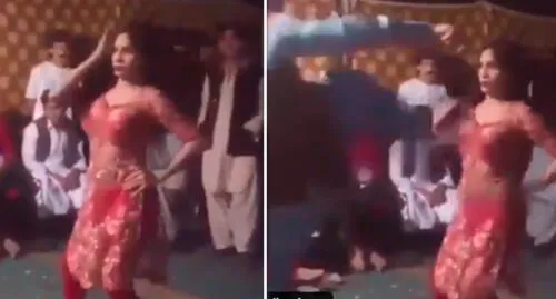 Mujer recibe terrible patada por bailar en la vía pública. elpopular.pe