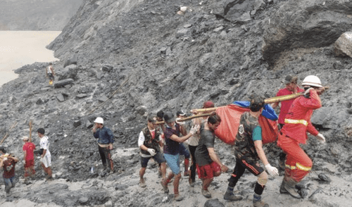 El siniestro ocurrió en el estado de Kachin, cerca de la frontera con China elpopular.pe