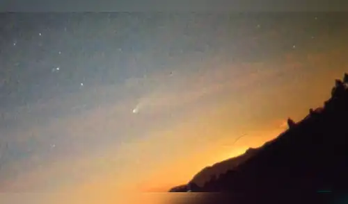 El increíble suceso se registró en el cielo justo después de ocultarse el Sol. elpopular.pe