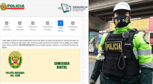 Mira la lista de documentos que puedes denunciar digitalmente por pérdida en la plataforma de la PNP gratis. elpopular.pe
