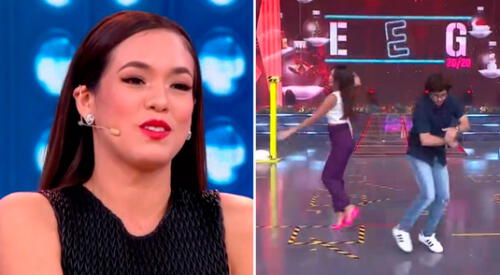 Jazmín Pinedo y Gian Piero Díaz causaron una gran diversión. elpopular.pe