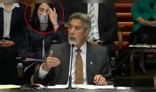 Ministra de Relaciones Exteriores se quedó dormida durante conferencia de Francisco Sagasti. elpopular.pe