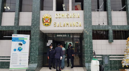 Comisaría de Salamanca en Ate Vitarte. elpopular.pe
