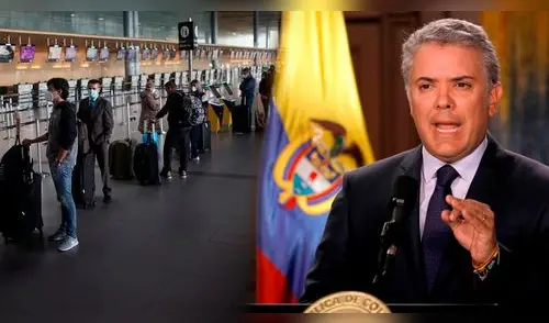 El presidente Iván Duque indicó que quienes hayan estado en Reino Unido durante los últimos 14 días tendrán que someterse a un aislamiento. elpopular.pe