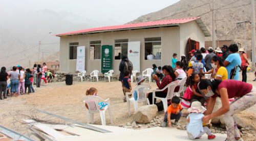El lanzamiento del proyecto se realizó durante la inauguración e implementación del Comedor Santo Madero en Río Seco, Cieneguilla. elpopular.pe
