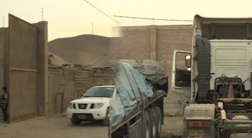 Recuperan vehículos robados que contenían material de construcción. elpopular.pe