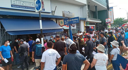 Evita las colas solicitando tu cita a través de la página web del Reniec. elpopular.pe