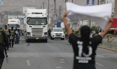 Paro de transportistas elpopular.pe