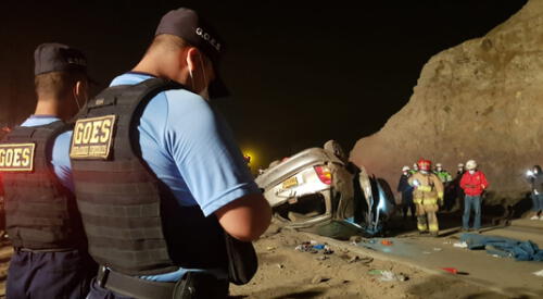 Trágico accidente en avenida Néstor Gambeta deja dos muertos y varios heridos. elpopular.pe