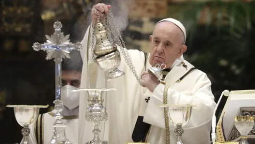 Viernes Santo: Así fue la misa que dirigió el Papa Francisco desde el Vaticano. elpopular.pe