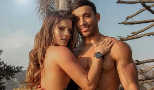 Alejandra Baigorria y Said Palao celebran su amor. elpopular.pe