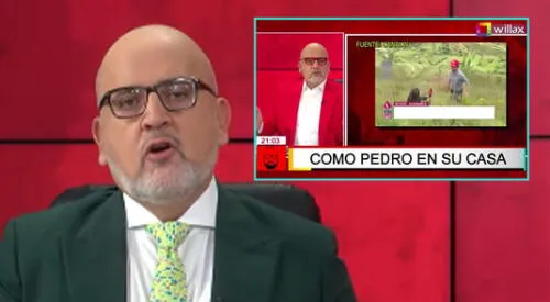 Beto Ortiz tilda a Pedro Castillo de machista porque periodista se arrodilla para entrevistarlo. elpopular.pe