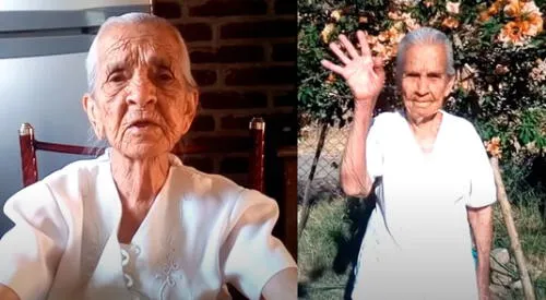 Doña Ninfa pidió que la sigan en su cuenta de YouTube. elpopular.pe