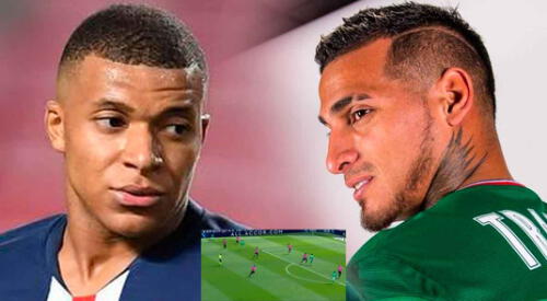 Miguel Trauco enfrentó a Kylian Mbappé. elpopular.pe