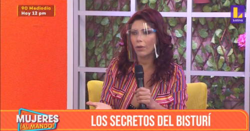 Milena Zárate se operó siete veces la nariz debido a un cáncer que padeció. elpopular.pe