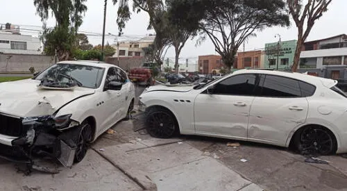Sujeto que manejaba lujoso Maserati causó accidente en San Isidro. elpopular.pe