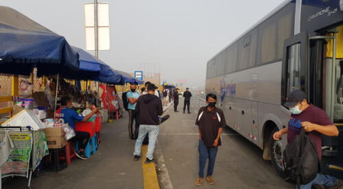 Se registra presencia de personas en Puente Nuevo en el día de inmovilización elpopular.pe