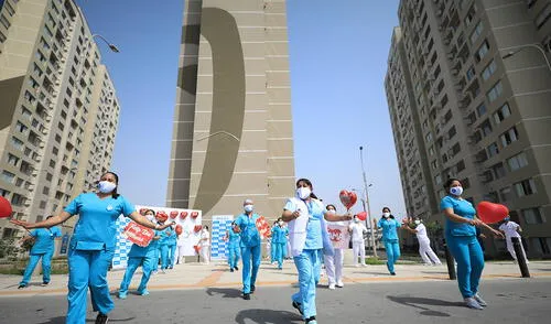 Madres profesionales de salud se agasajaron en la Villa Panamericana en el Día de la Madre. elpopular.pe