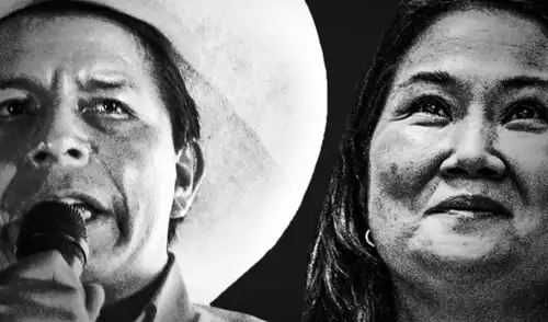 Pedro Castillo y Keiko Fujimori llegan a las instalaciones de la UNSA elpopular.pe