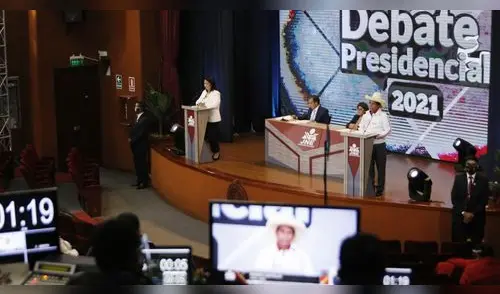 Pedro Castillo y Keiko Fujimori se medirán en balotaje en la segunda vuelta, estipulada para el 6 de junio. elpopular.pe