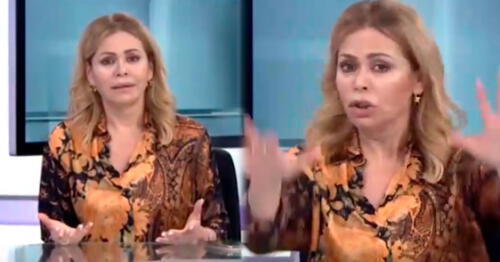 Gisela Valcárcel explica que no apoya a un partido político. elpopular.pe