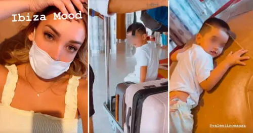 Paula Manzanal se toma un tiempo para vivir lindos momento con su pequeño. elpopular.pe