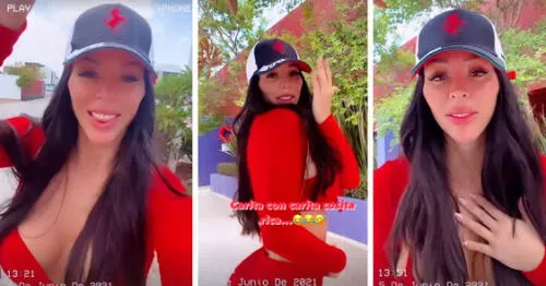 Sheyla Rojas grita a los cuatro vientos su amor por su novio mexicano. elpopular.pe