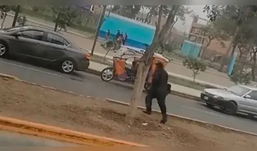 Chofer corrió como un atleta y fue a votar, pero los pasajeros tuvieron que esperar. elpopular.pe