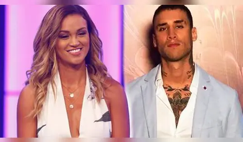 La pareja Angie Arizaga y Jota Benz pasaron un divertido momento en Esto es guerra. elpopular.pe