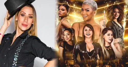 Angie Chávez, una de las pioneras de la orquesta femenina se retira de 'Son Tentación'.' elpopular.pe