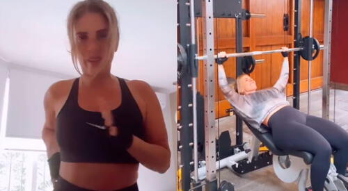 La conductora Johanna San Miguel demuestra que una amante del ejercicio para verse mucho mejor. elpopular.pe