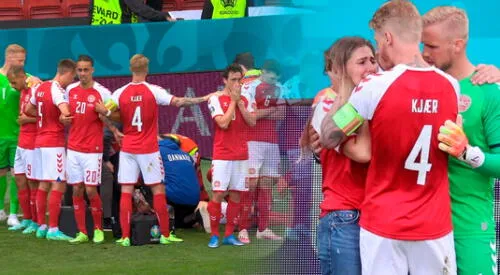 Christian Eriksen: su esposa y compañeros cubrieron el cuerpo de futbolista para evitar ser fotografiado. elpopular.pe