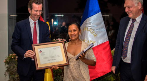 Liz Chicaje fue galardonada el máximo reconocimiento en favor de los defensores del medio ambiente en el mundo. elpopular.pe