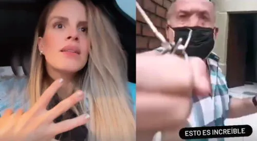 Alejandra Baigorria denuncia agresión a su trabajador y muestra video. elpopular.pe