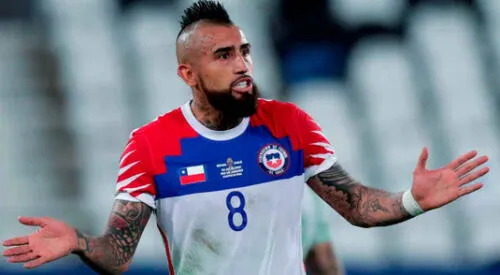 Arturo Vidal criticó con toda su artillería al árbitro argentino. elpopular.pe