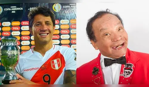 Melcochita se deshizo en halagos para el goleador italoperuano. elpopular.pe