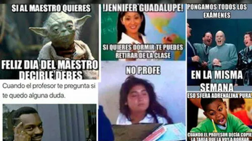 Diviértete con los mejores memes por el Día del Maestro. elpopular.pe