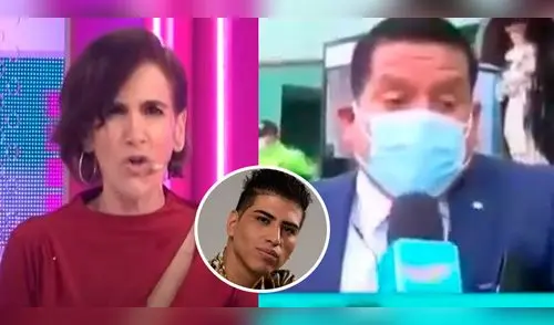 La conductora de Amor y Fuego no dudó en cuestionar al magistrado. elpopular.pe