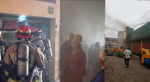 incendio consume seis puestos del mercado Ciudad de Dios elpopular.pe