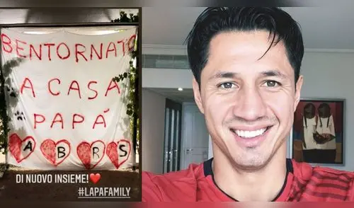 Gianluca Lapadula se reencontró con su familia elpopular.pe