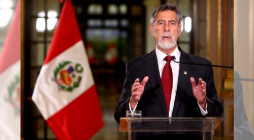 Francisco Sagasti se refirió a la relación que tuvo que construir con la prensa. elpopular.pe